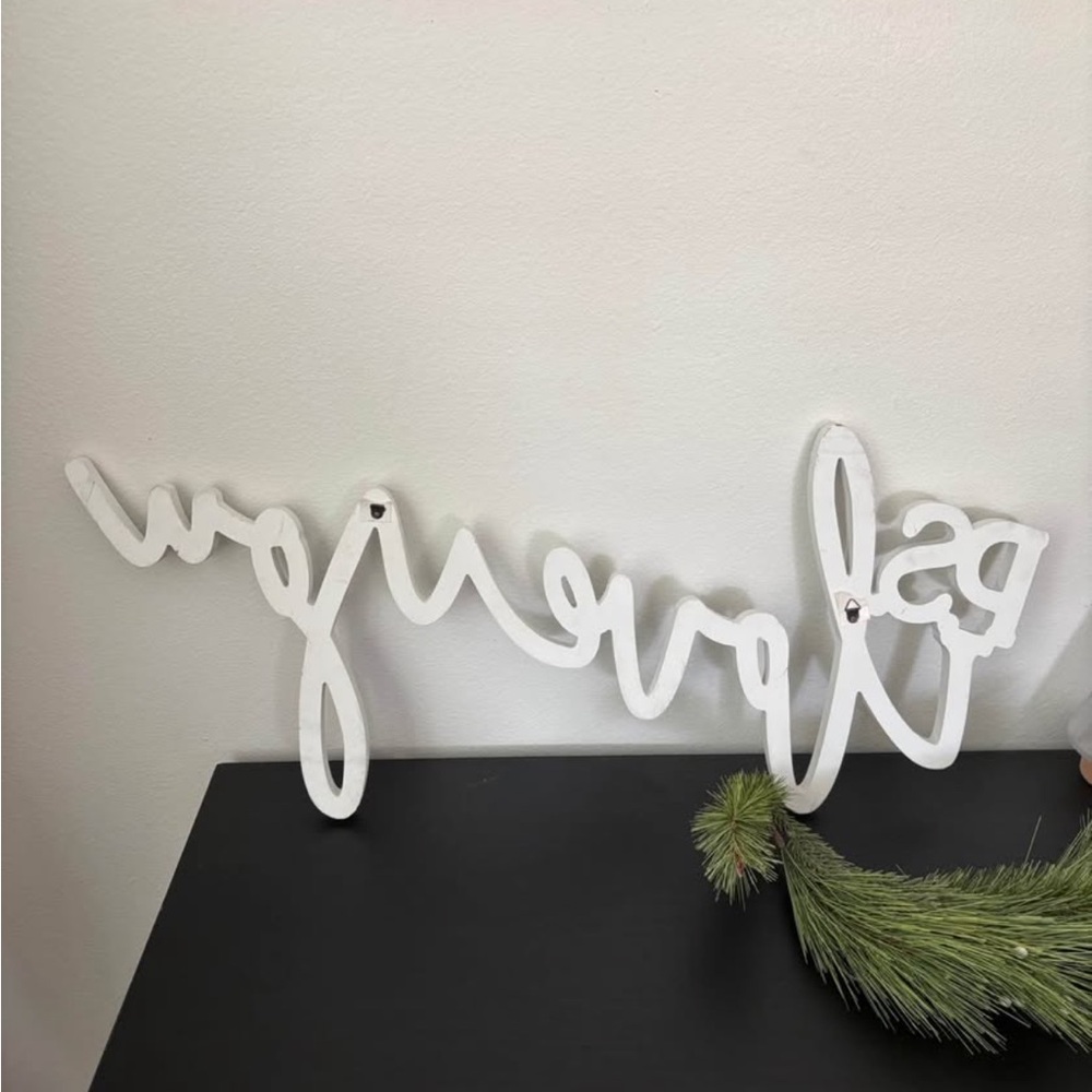 White 'p.s I Love You' Wall Decor - Picture 2 of 2